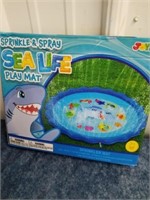 New sprinkle and spray Sea Life play mat