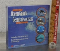 Ocean Giants Cdn. Sterling Silver coin set, note