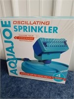 New Aqua Joe oscillating sprinkler