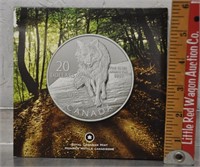 2013 Canada 20 dollar silver coin, 99.99%