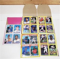 5 Empty Baseball Card Boxes