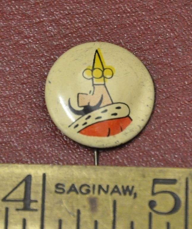 Vintage Kellogg's Pep pinback button