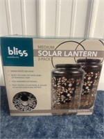 New Bliss Medium Solar Lantern 2Pack
