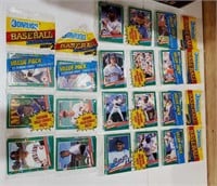 6 Sealed Pkg 1991 Donruss Baseball