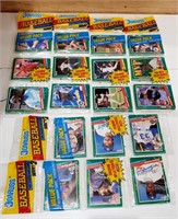 6 Sealed Pkg 1991 Donruss Baseball Cards
