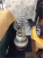Stoneware oil lamp
