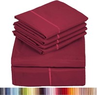 6 PC Rayon from Bamboo Sheet Set Queen