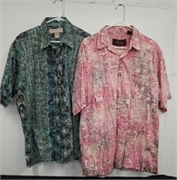 Two size large men's shirts