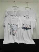 Four size small friends t-shirts