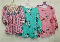 Three large ladies blouses one is new with tags