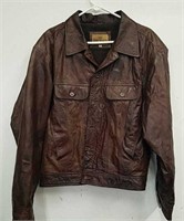 Size large King Ranch leather jacket