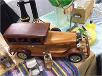 Wooden model car
