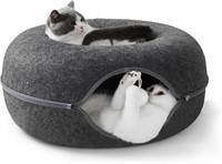 Indoor Cat Hideout, Donut Cat Bed