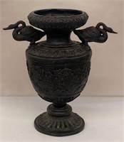 Bronze Urn With Bird Handles
