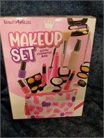 New makeup set with cosmetic bag