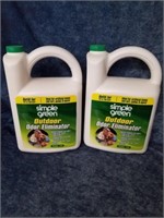 Two new one gallon Simple Green outdoor odor