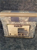 New Paisley collection six piece sheet set queen