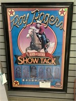 Roy Rodgers poster print framed to 40x28