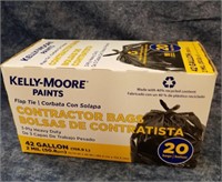 New Kelly-Moore Paints contractor bags 3 ply, 42