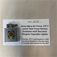 Vintage JFT-7 Eniwetok Atoll Lighter