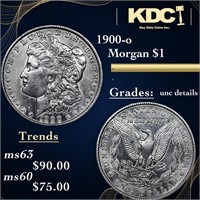 1900-o Morgan Dollar 1 Grades Unc Details