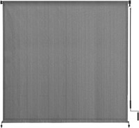 VICLLAX Outdoor Roller Shade, 8' WX8' L, Grey