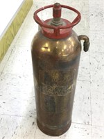 Antique metal Fire extinguisher. Marked General