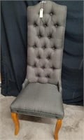 Sadler high back chair lavender Gray new
