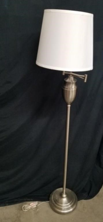 Almost 5 ft floor lamp with adjustable top