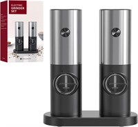 NEW $33 Electric Salt & Pepper Set-Rechargeable