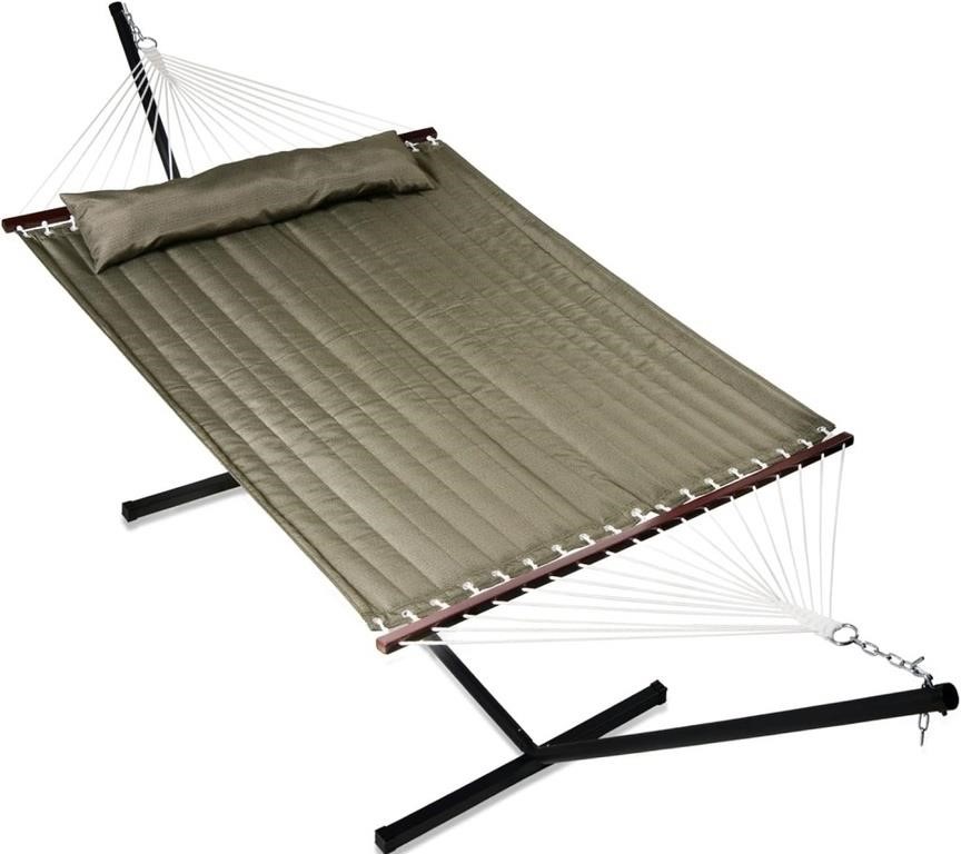 12.8' Hammock with Stand 2 Person Heavy Duty