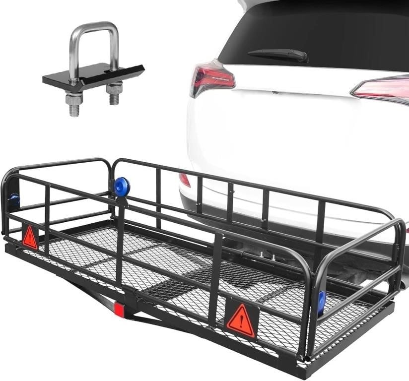 500lbs Trailer Hitch Mount Cargo Carrier