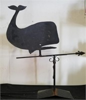 Large whale weathervane 40 in tall X 38 inches
