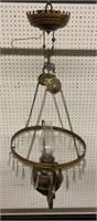 Hanging Oil Lamp Fixture