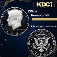 Proof 1982-s Kennedy Half Dollar 50c Grades GEM++