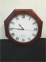 15 in vintage quartz wall clock