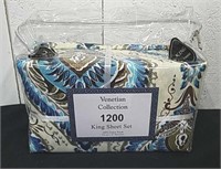 Six piece king size sheet set missing the