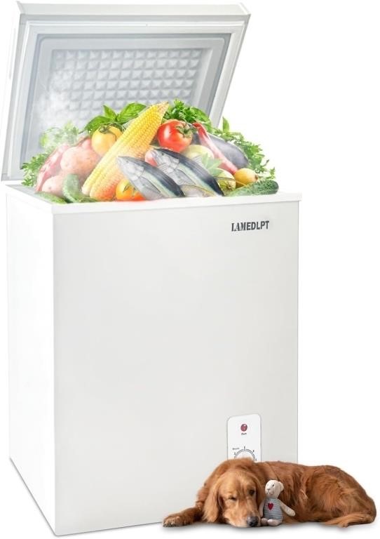 LAMEDLPT Mini-Chest-Freezer, 2.54 Cu Ft