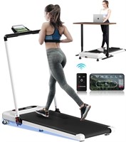 Walking Pad Treadmill for Home, 2 in 1, White