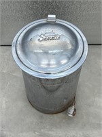 Vintage SANETTE Metal Trash Can