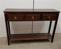 Cute sofa table or entry table with three drawers
