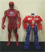 20-in superhero figure, and a 16.5-in Transformer