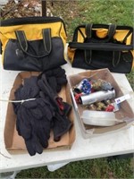(2) Tool Bags ~ Gloves ~ Faucets & Misc