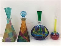 Italian Handpainted Bottles