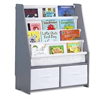 MallBest Childrens Bookshelf Kids Sling Book Rack
