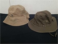 Sloggers and REI sun hats