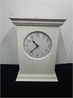 9 x 4.5 x 12.5 in mantle clock with shelves