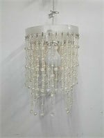 Chandelier with plastic beads
