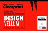Clearprint 1000H Design Vellum Pad, 16 lb., 100%