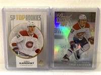 2- Montreal Canadians  inserts